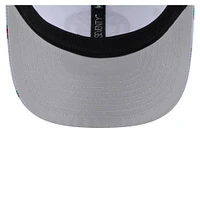 Men's New Era Light Blue/Gray Brooklyn Nets Adventure Aloha Pattern 9SEVENTY Stretch-Snap Hat