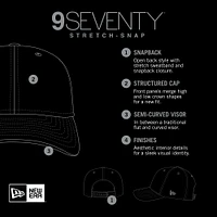 Men's New Era Light Blue/Gray Brooklyn Nets Adventure Aloha Pattern 9SEVENTY Stretch-Snap Hat