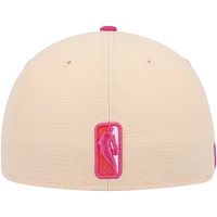 Casquette ajustée New Era Brooklyn Nets Passion Mango 59FIFTY orange/rose pour homme