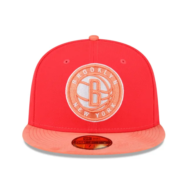 New York Knicks New Era Paisley Visor 59FIFTY Fitted Hat - Pink