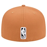 Casquette ajustée 59FIFTY pour homme New Era Tan Brooklyn Nets Color Pack