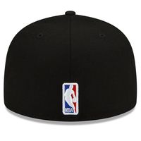 Men's New Era x Just Don Black Brooklyn Nets - Team 59FIFTY Fitted Hat