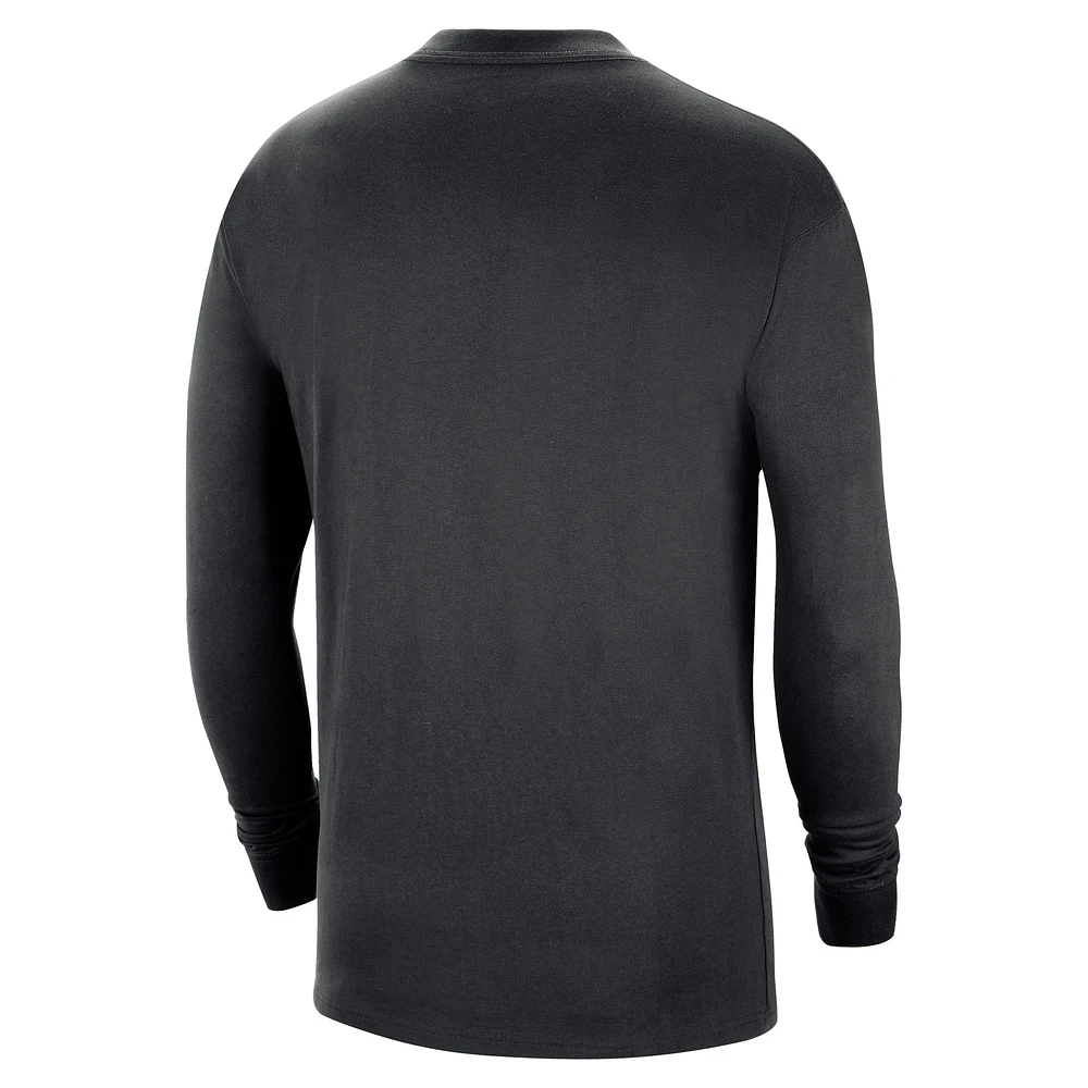 T-shirt à manches longues expressif Max90 Nike pour homme, noir