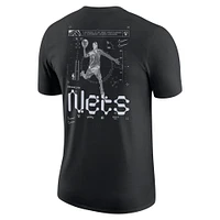 Men's Nike Black Brooklyn Nets Courtside Air Traffic Control Max90 T-Shirt