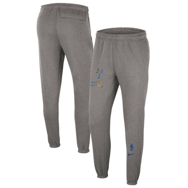 Pantalon de survêtement Nike Heather Charcoal Brooklyn Nets 2022/23 City Edition Courtside Brushed Fleece pour Homme