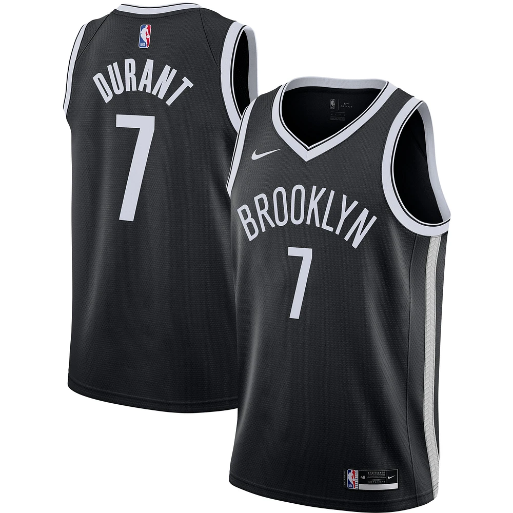 Maillot Nike Kevin Durant Brooklyn Nets 2020/21 Swingman pour Homme - Édition Icon