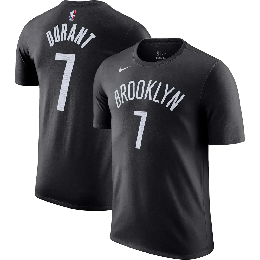 Lids Kevin Durant Nets Nike Icon Name & Number T-Shirt - Black Brazos