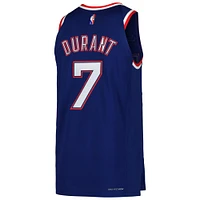 Maillot de joueur authentique Nike Kevin Durant pour hommes des Brooklyn Nets, bleu - City Edition