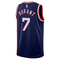 Men's Nike Kevin Durant Navy Brooklyn Nets 2021/22 Swingman Jersey - City Edition