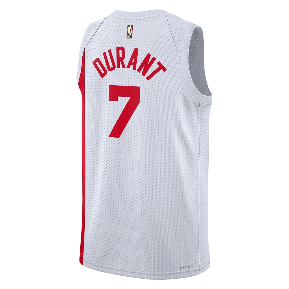 Men's Nike Kevin Durant White Brooklyn Nets Swingman Jersey - Classic Edition