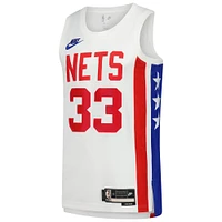 Men's Nike Nic Claxton White Brooklyn Nets Swingman Jersey - Classic Edition