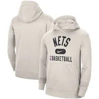 Sweat à capuche pour homme Nike Brooklyn Nets 2021-2022 Spotlight On Court Performance Practice Pullover