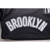 Men's Pro Standard Black/Gray Brooklyn Nets Ombre Mesh Shorts