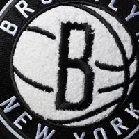 Men's Pro Standard Black Brooklyn Nets Chenille Shorts