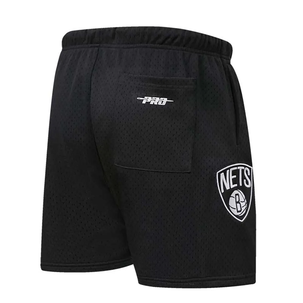 Men's Pro Standard Black Brooklyn Nets City Scape Mesh Shorts