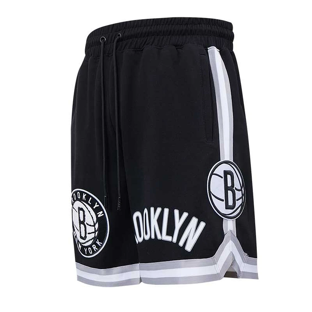 Men's Pro Standard Black Brooklyn Nets Classic Chenille - Shorts