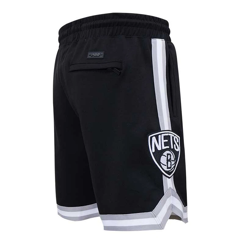 Men's Pro Standard Black Brooklyn Nets Classic Chenille - Shorts