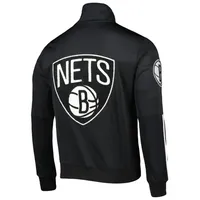 Veste de survêtement Pro Standard Brooklyn Nets Hometown pour homme avec fermeture éclair et col montant