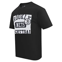 T-shirt noir à épaules tombantes Pro Standard pour hommes, Brooklyn Nets Made To Play