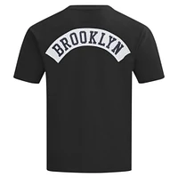 T-shirt noir à épaules tombantes Pro Standard pour hommes, Brooklyn Nets Made To Play