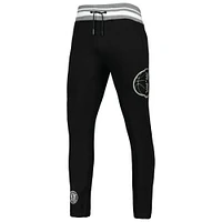 Men's Pro Standard Black Brooklyn Nets Mash Up Capsule Sweatpants