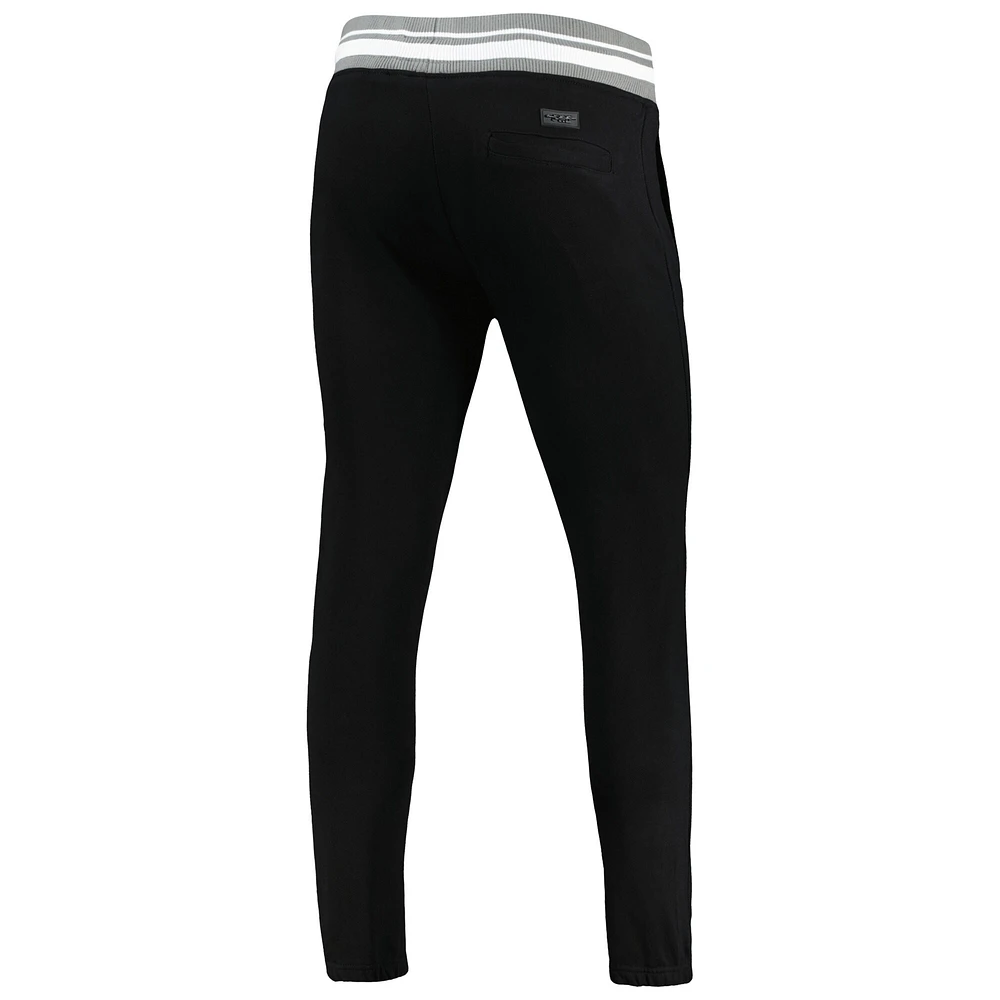 Men's Pro Standard Black Brooklyn Nets Mash Up Capsule Sweatpants
