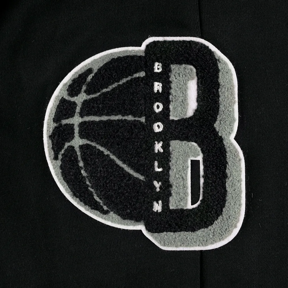 Men's Pro Standard Black Brooklyn Nets Mash Up Capsule Sweatpants