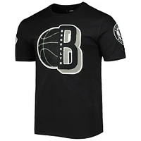 Men's Pro Standard Black Brooklyn Nets Mash Up Capsule T-Shirt