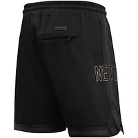 Short Pro Standard noir Brooklyn Nets pour hommes