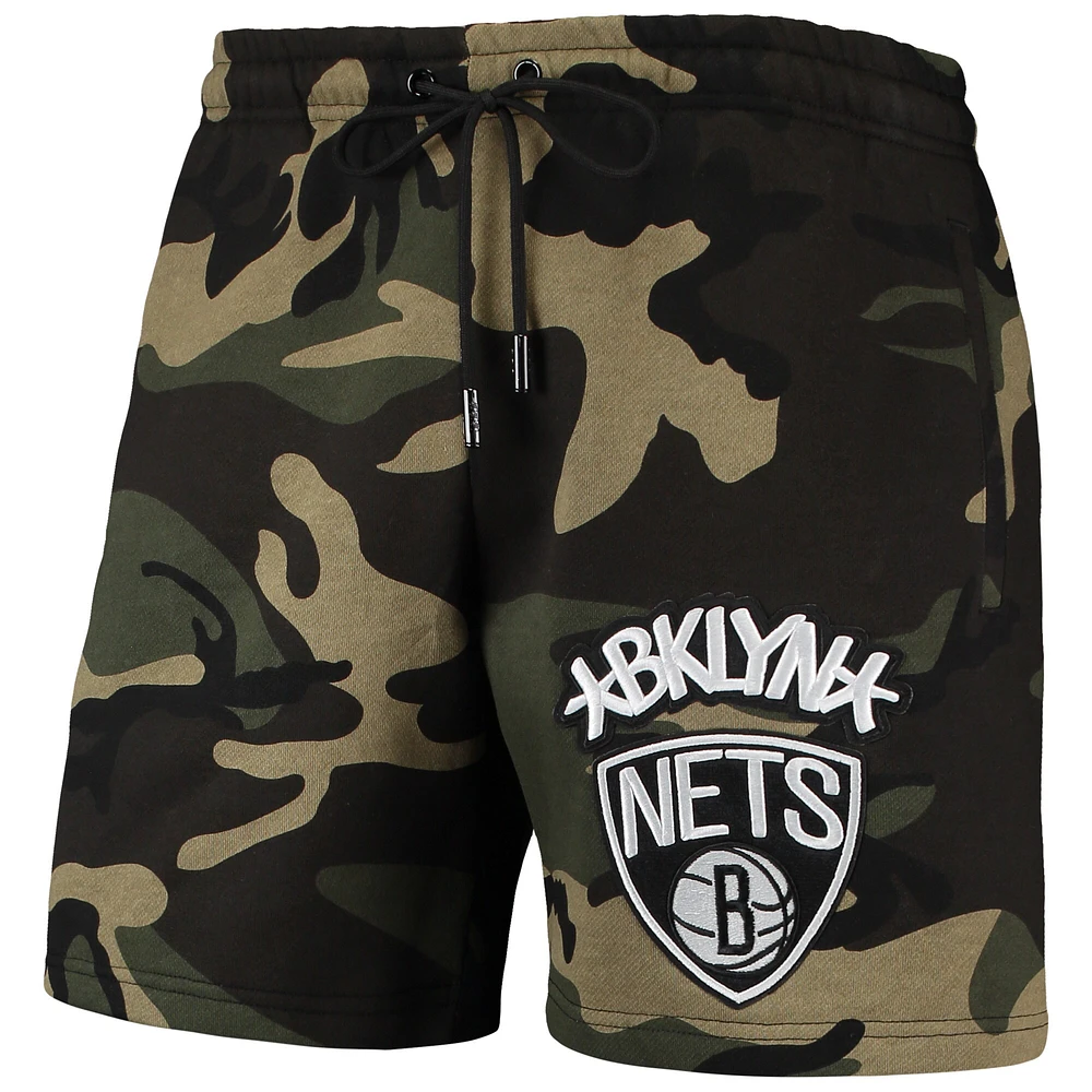 Men's Pro Standard Camo Brooklyn Nets Team Shorts