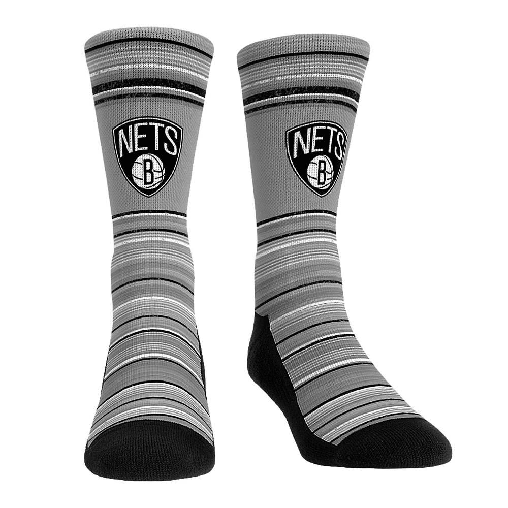 Men's Rock Em Socks Brooklyn Nets Primary Crew & Boxer Briefs Combo Pack