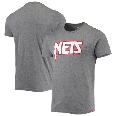 Brooklyn Nets Sportiqe Moments Mixtape Comfy Tri-Blend T-Shirt - Heathered Gray
