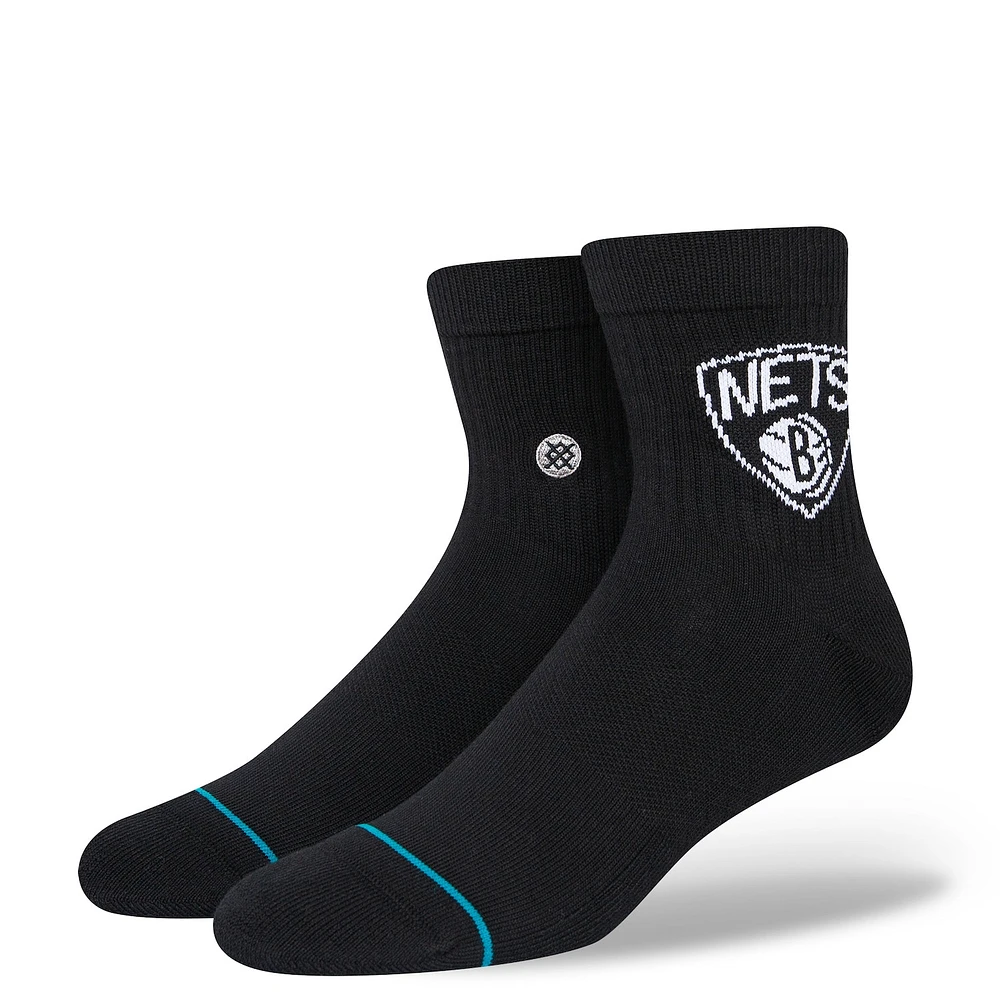Men's Stance Brooklyn Nets Logo Quarter Socks