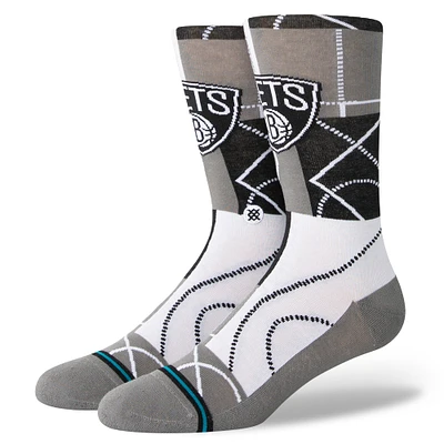 Men's Stance Brooklyn Nets NBA Zone Crew Socks