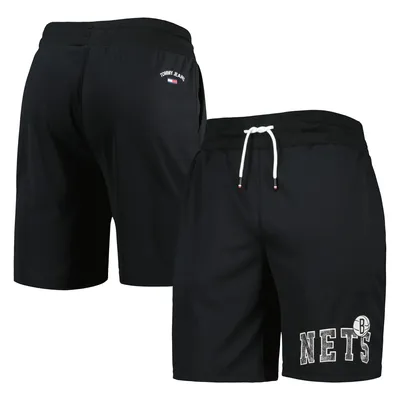 Brooklyn Nets Tommy Jeans Mike Mesh Basketball Shorts - Black