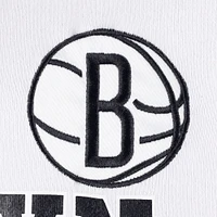 Sweat à capuche Tommy Jeans Brooklyn Nets Andrew Split pour homme blanc/noir