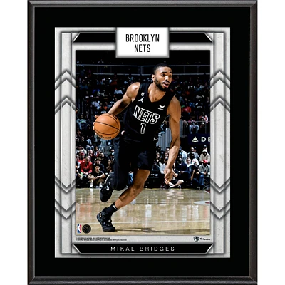 Mikal Bridges Brooklyn Nets 10.5" x 13" Sublimated Player Plaque