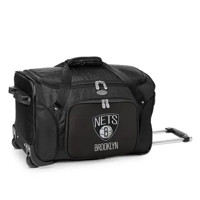 Brooklyn Nets MOJO 22" 2-Wheeled Duffel Bag - Black