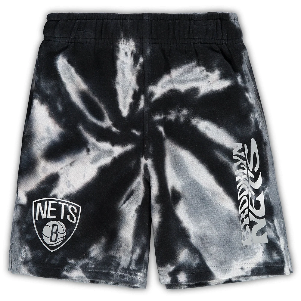 Short Santa Monica Brooklyn Nets préscolaire blanc/noir