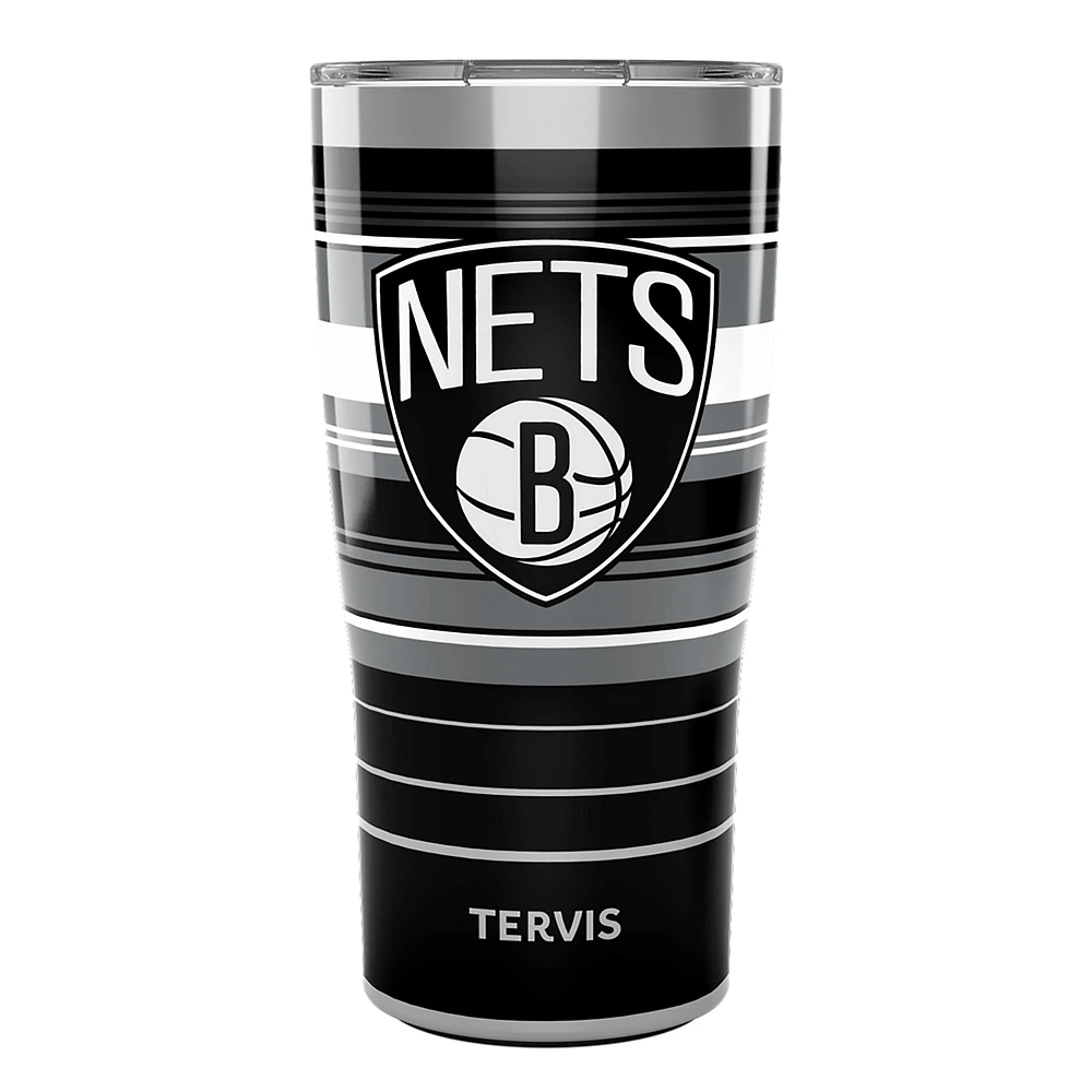 Tervis Brooklyn Nets 20oz. Gobelet en acier inoxydable à rayures Hype