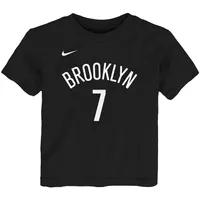 Toddler Nike Kevin Durant Black Brooklyn Nets Logo Name & Number T-Shirt