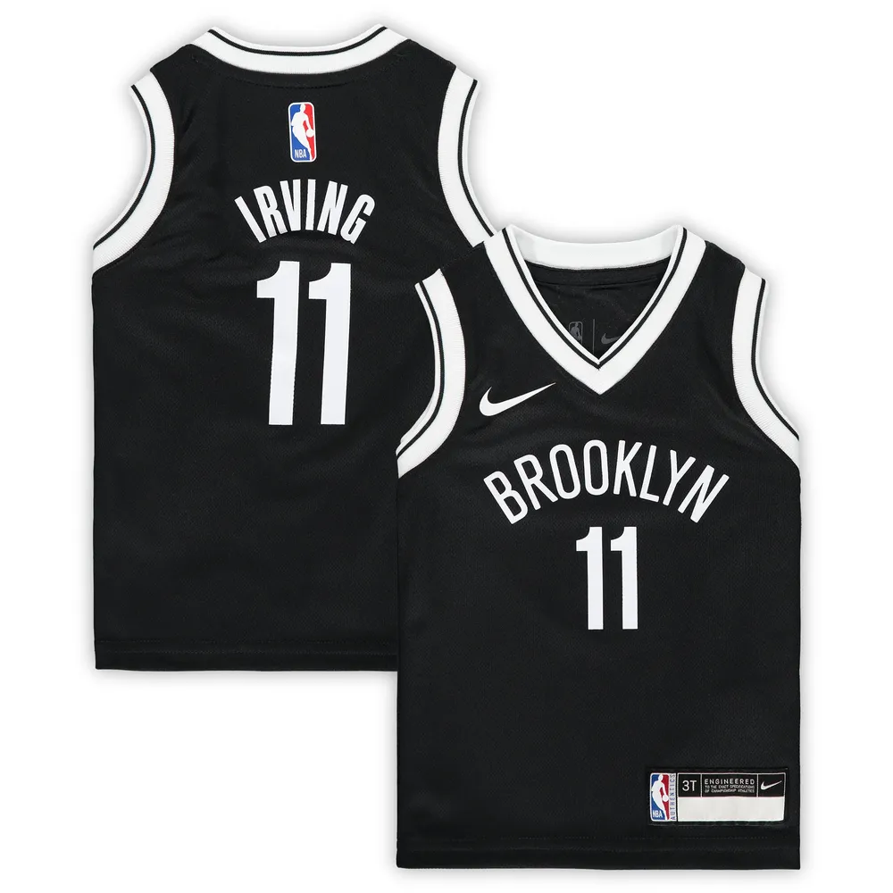 Toddler Brooklyn Nets Kyrie Irving Nike Black 2020/21 Replica Jersey - Icon  Edition