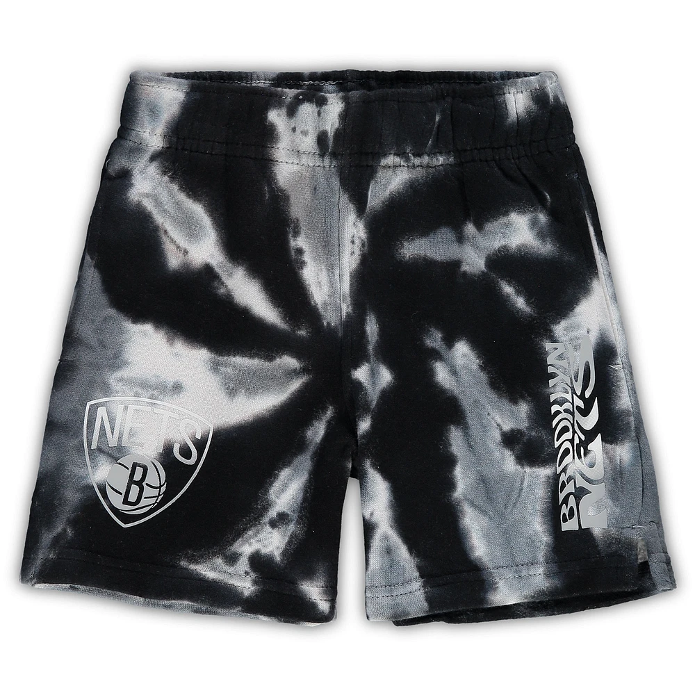 Short blanc/noir Brooklyn Nets Santa Monica pour tout-petit