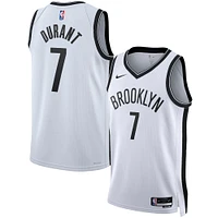 Maillot unisexe Nike Kevin Durant Brooklyn Nets Swingman blanc - Association Edition