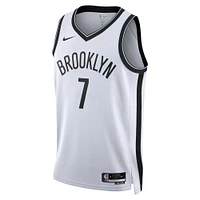 Maillot unisexe Nike Kevin Durant Brooklyn Nets Swingman blanc - Association Edition