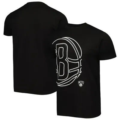 Brooklyn Nets Stadium Essentials Unisex Element Logo Pop T-Shirt - Black