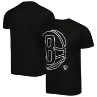 T-shirt unisexe Stadium Essentials noir Brooklyn Nets Element Logo Pop