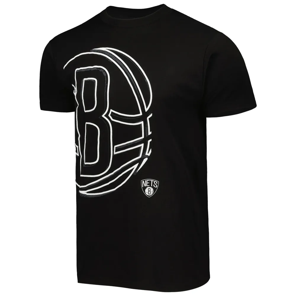 T-shirt unisexe Stadium Essentials noir Brooklyn Nets Element Logo Pop