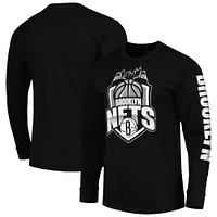 Unisex Stadium Essentials  Black Brooklyn Nets NBA Crest Long Sleeve T-Shirt