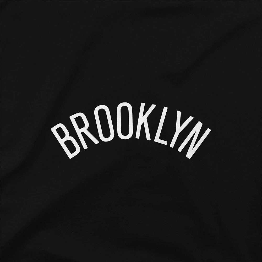 T-shirt unisexe Stadium Essentials noir Brooklyn Nets Origins Script